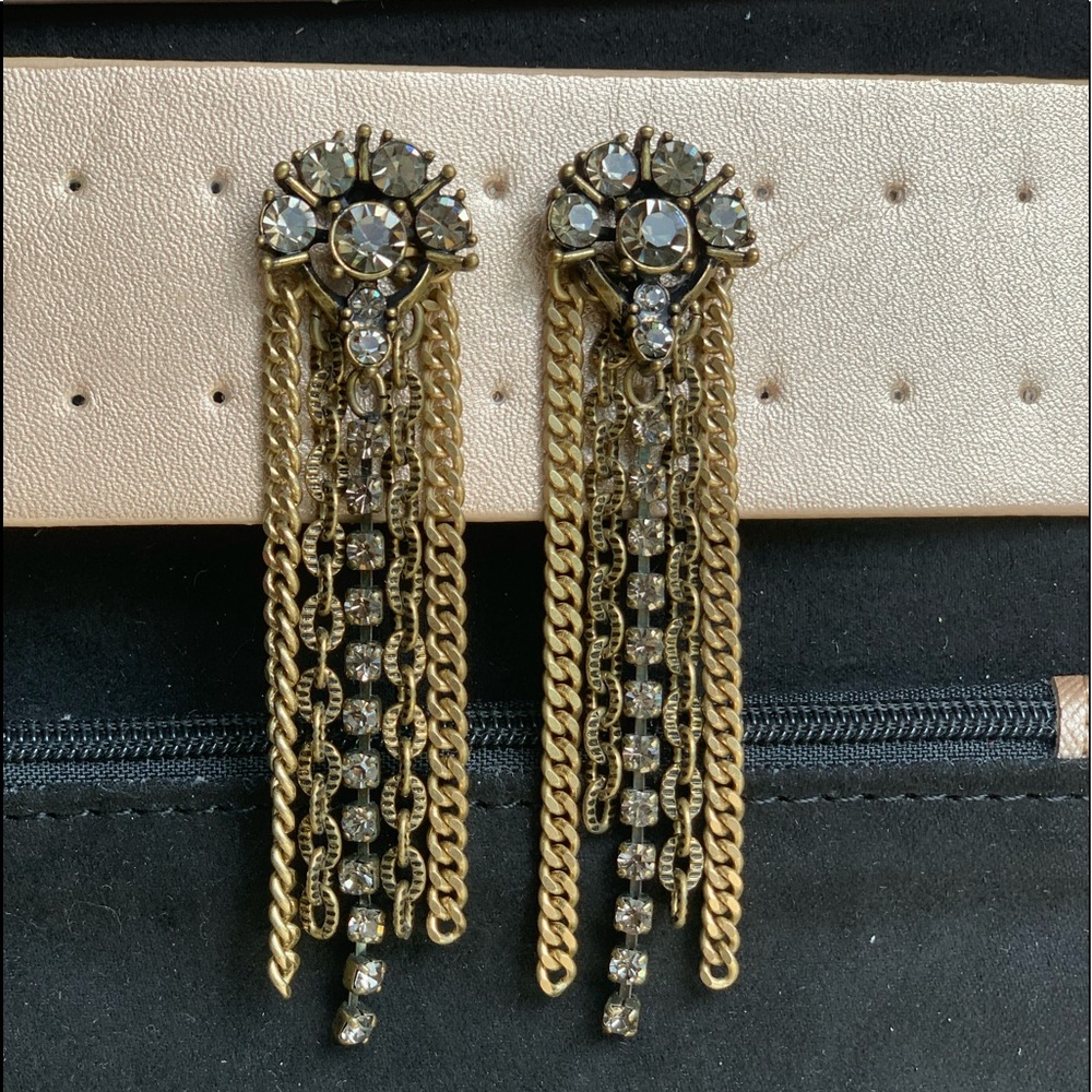 Bling post earrings